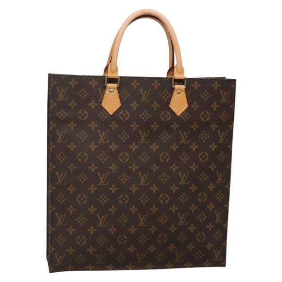 LOUIS VUITTON Monogram Sac Plat Hand Bag M51140 - Picture 1 of 16